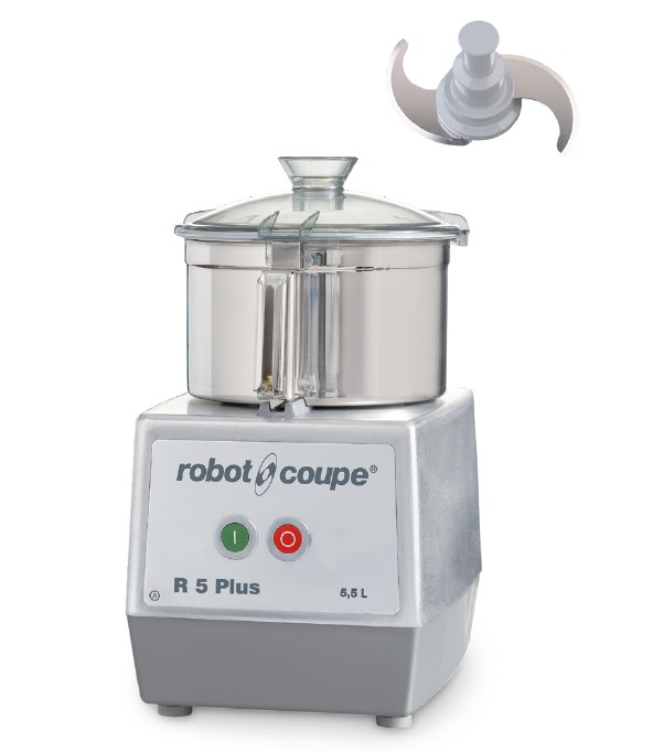 ROBOT COUPE Set Üstü Parçalayıcı Mikser, Tek Fazlı, 1100 W, 5,5 Lt, R 5 - 1V